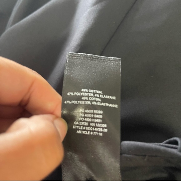 Babaton x Aritzia Nix Belted Shorts In Black Women's Size 12 - Picture 2 of 6